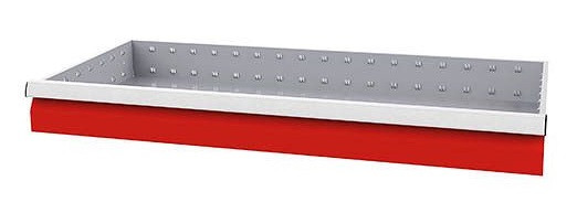 Bedrunka + Hirth lade, incl. Rails, R 36-16, paneelhoogte 75 mm, draagvermogen 50 kg, afmetingen in mm (BxDxH): 900 x 400 x 75, 60.098.075VA
