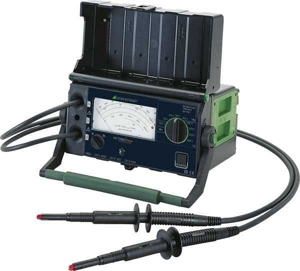 Gossen Metrawatt isolatietester 5000 volt analoog METRISO PRIME set met batterijvoeding, M551T