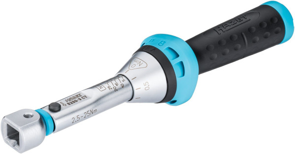 Hazet momentsleutel, Nm min-max: 2,5 - 25 Nm, tolerantie: 3%, vierkant inzetstuk 9 x 12 mm, 5280-3CT