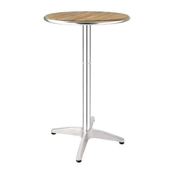 Bolero ronde bartafel essenhout 1 poot 60cm, GR332