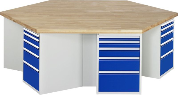 RAU groepswerkbank 4000 - model 499, B2700 x D2340 x H900 mm, 03-499-135B5M.11