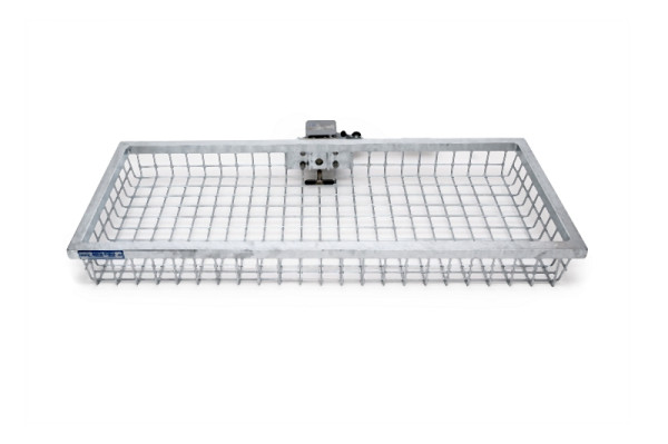 Achterdrager Optimaal, opvouwbaar met snelsluiting in maat 1200 x 500 x 125 mm, 900298