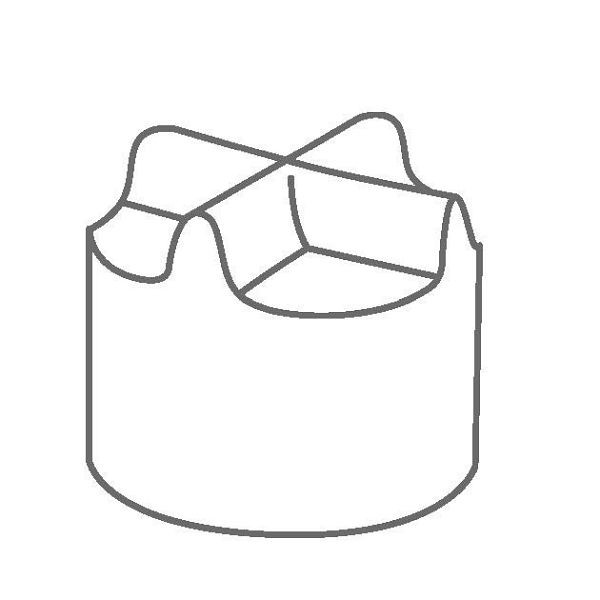 IKA magnetische roerstaven, kroon, 9 x 6 mm, FLON® 9 set, VE: 5 stuks, kroon PTFE-gecoate magneetstaven, 0004498400