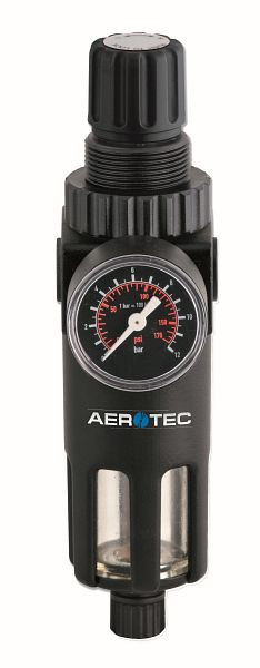 AEROTEC filterdrukregelaar 1/4" drukregelaar manometer compressor, 2010212