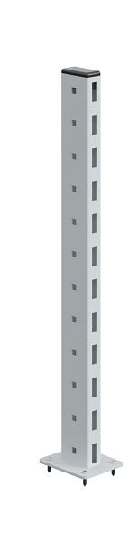 SOFAME 1 draagkolom opbouw H600 mm, lichtgrijs RAL 7035, W010080371GC