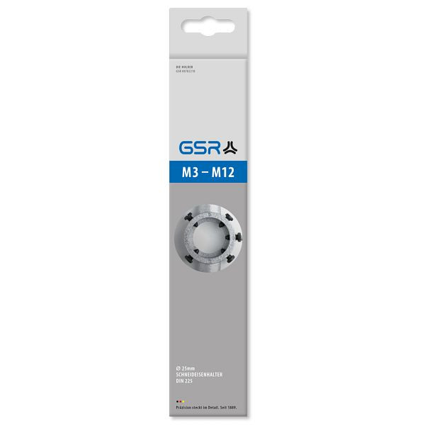 GSR-matrijshouder DIN EN 22568 25x9 SB, 00704040