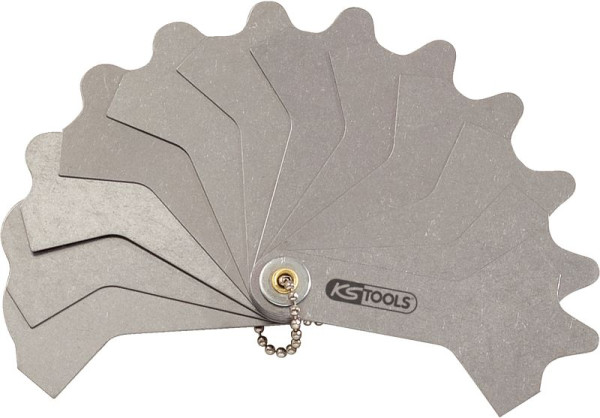 KS Tools lasnaadmeter, 12 vellen, 3-12 mm, 300.0619
