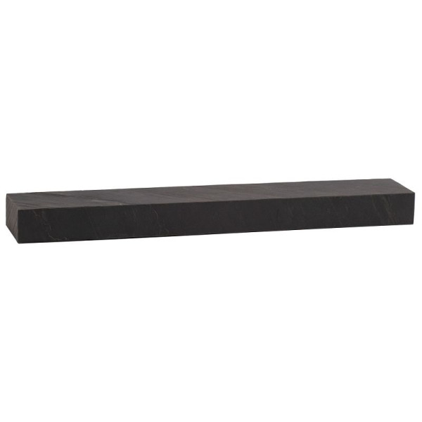 Wohnling wandplank 120x10x20 cm mango massief hout / steenlook hangplank modern design zwevende plank rechthoekig antraciet WL6.785