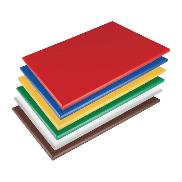Hygiplas LDPE extra dikke snijplank rood 600x450x20mm, HC878