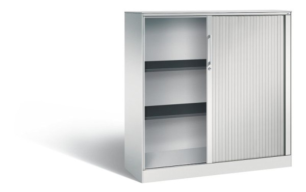 C+P rolluikkast Asisto, H1310xB1200xD435mm, kleur: lichtgrijs, beugelgreep, 3 niveaus, 143031-000 S10074