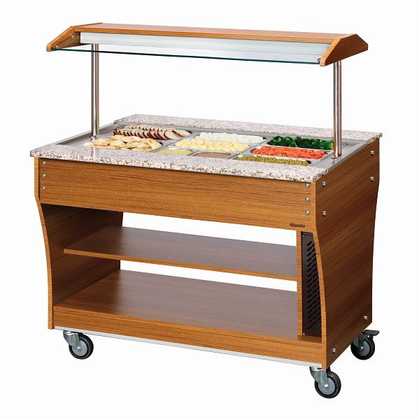 Bartscher buffetwagen, warm, 3x 1/1GN, 125614
