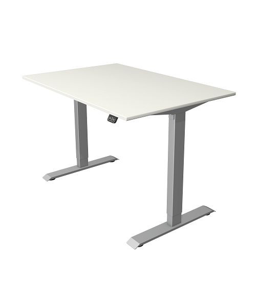 Kerkmann compacttafel B 1200 x D 800 mm, elektrisch in hoogte verstelbaar van 740-1230 mm, wit, 10226510