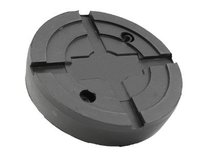 Busching rubber pad passend voor Slift/IME, H: 28mm D: 127mm met stalen plaat, 100482