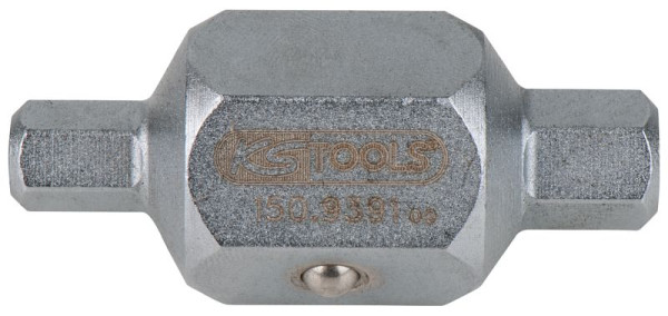 KS Tools doppen voor olieaftappluggen, zeskant, 8+10mm, 150.9391