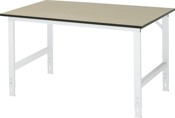 RAU Tom serie werktafel (6030) - in hoogte verstelbaar, MDF plaat, 1500x760-1080x1000 mm, 06-625F10-15.12