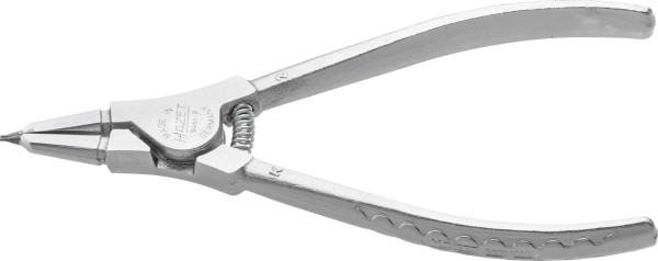 Hazet borgveertang, standaard: DIN 5254 vorm A, oppervlak: verchroomd, punt staalgrijs, lengte: 139 mm, 1846C-0