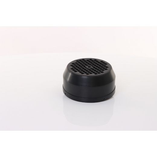 ELMAG ventilatorkap 'PVC' D=158mm, (zwart) voor motor voor EUROAIR 330 (MEC 80 VEMAT, bevestiging met 4 schroeven), 9100273
