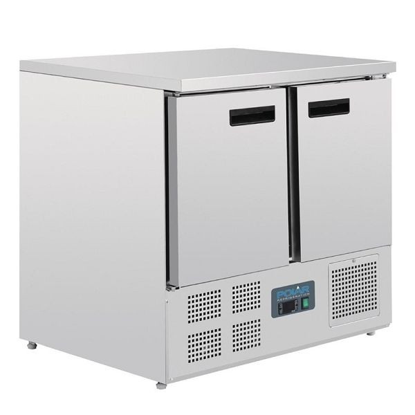 Polar 2-deurs koelwerkbank 240 liter, U636