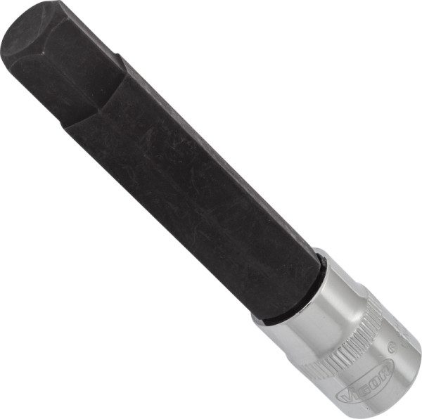 VIGOR schroevendraaierbit, hol vierkant 10 mm (3/8 inch), binnenzeskantprofiel, 13 mm, V6148