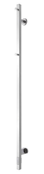 TVS elektrische handdoekradiator ELDO 1 F, RVS gepolijst, met timer, 1400 x 60 mm, ELDO1F