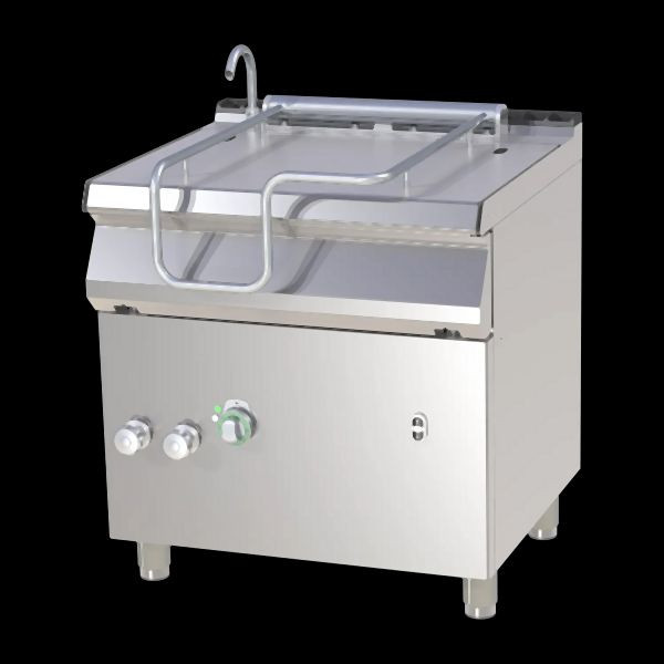 RM Thermik Series 700, elektrisch kantelbare koekenpan, 50 L, gelegeerd staal (12 mm), BRM-780E
