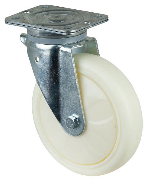 BS Rolls Zwaarlastwiel, wielbreedte 50 mm, wiel-Ø 200 mm, draagvermogen 600 kg, loopvlak/wiellichaam gekroond kunststof, kogellager, N100.B15.203