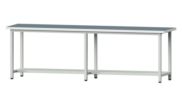 ANKE werkbanken werktafel, model 91, 2800 x 700 x 890 mm, RAL 7035, UBP 40 mm, 400.457