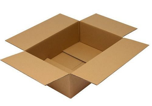 TransPak golfkartonnen vouwdoos 2-wandig, binnenafmetingen 610 x 430 x 190 mm, formaat A2, kwaliteit 2.30BC, VE 10, 299388