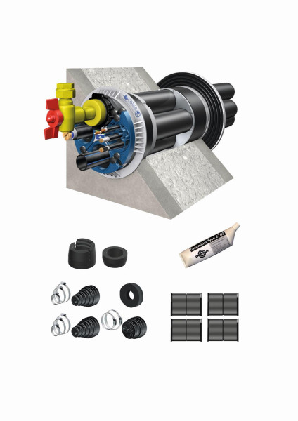 DOYMA Quadro-Secura Bauherrenpaket-Mehrsparte, All inclusive für Gebäude mit Keller, 241800100094