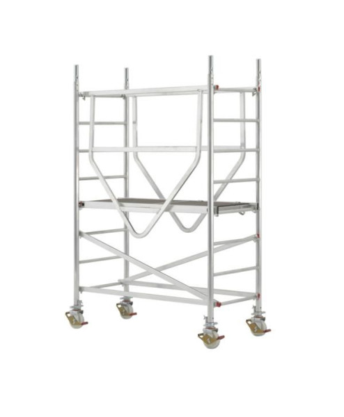 HYMER ADVANCED SAFE-T rolsteiger volgens DIN EN 1004, module 1, framedeelbreedte 0,72 m, platformlengte 1,58 m, reikhoogte 3,25 m, 707003