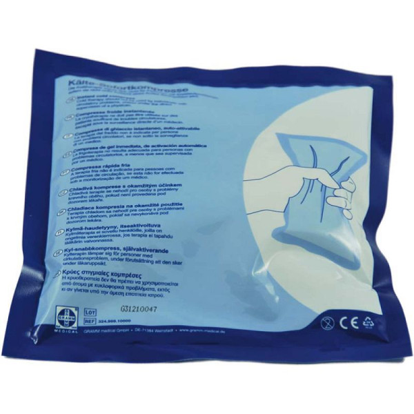 Stein HGS HGS instant koudkompres van PE-LD, 150 x 170 mm, voor eenmalig gebruik, 25516