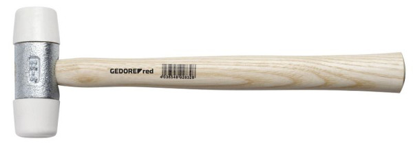 GEDORE rode nylon hamerkop Ø 32 mm, lengte 280 mm essenhout, 3300744