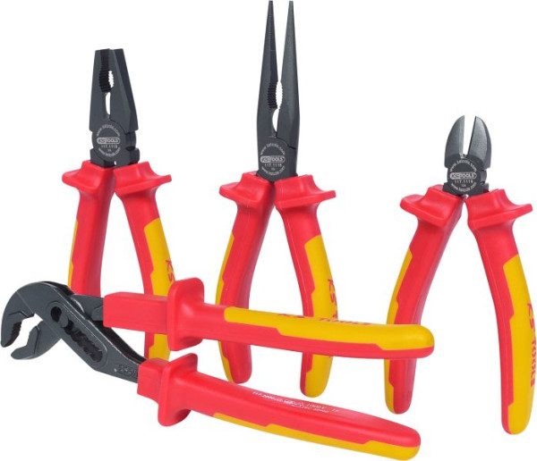 KS Tools ERGOTORQUE VDE-tangenset, 4-delig, variant 1, 117.1100
