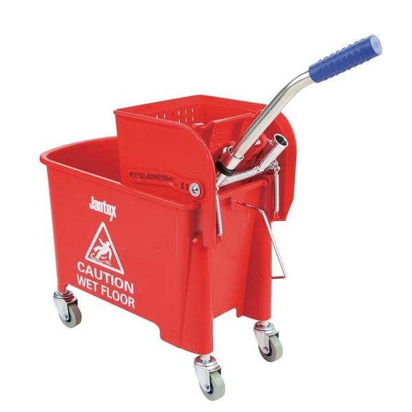 Jantex mopemmer met mopwringer rood 20L, DL912