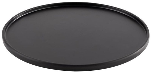 APS schotel Ø 19 cm, hoogte: 1 cm melamine, zwart, 85232