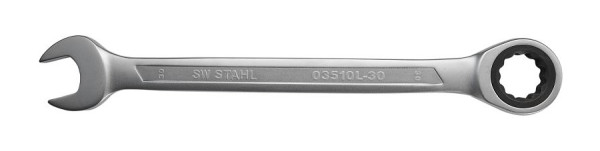 SW-Stahl ratelsleutel met steeksleutel, 30 mm, 03510L-30, 4033592134729