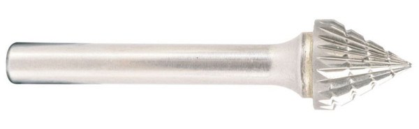 Projahn hardmetalen frees vorm J kegel 60° d1 3,0 mm, schachtdiameter 3,0 mm afgesneden, 700963030