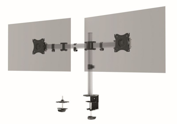 DURABLE monitorhouder SELECT voor 2 monitoren, tafelbevestiging, 509523