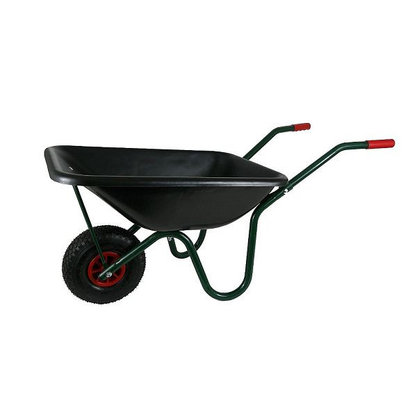 Growi compact wagen junior 40 liter, met kunststof bak, kleur: zwart, 10157805