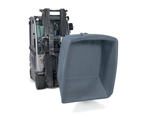 DENIOS kiepcontainer heavy duty van polyethyleen (PE), grijs