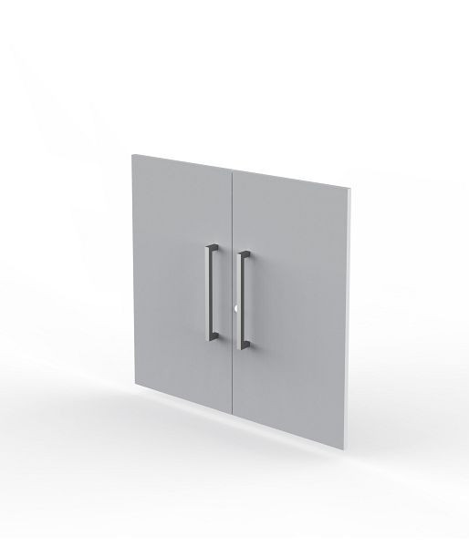 Kerkmann voordeuren, 2 OH, mode, B 760 x D 16 x H 700 mm, lichtgrijs, 13455011