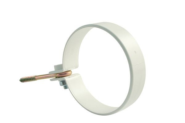 Marley buisklem DN 105 met ringschroef wit, 2 stuks, 084299