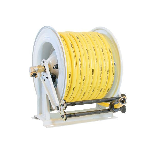 Ebinger slanghaspel OSM 710, max. 12bar / 50°C, 60m - 1/2" PVC-weefselslang, 1.710.101