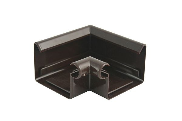 Marley bakgoot hoekstuk 90°, binnen, RG 70 bruin, 081168