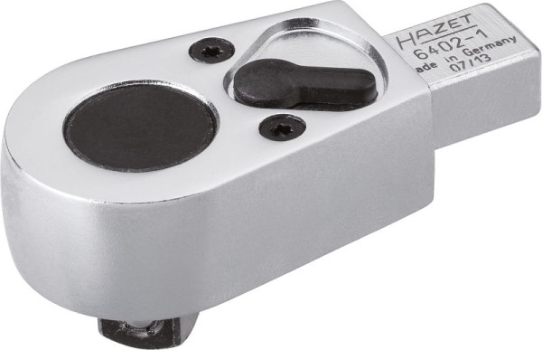 Hazet omkeerbare ratelinzet, vierkant inzetstuk 9 x 12 mm, massief vierkant 10 mm, lengte: 61 mm, reserveonderdeel: 8816P/6, 8816P/7N, 6402-1