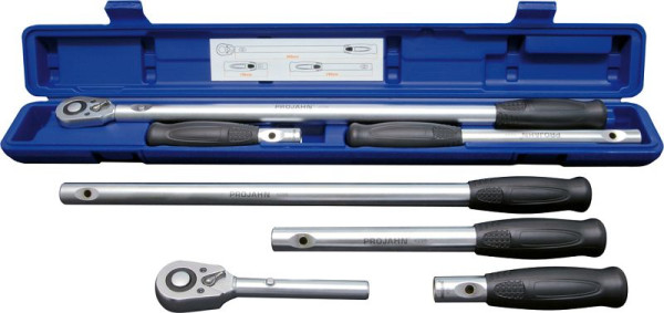 Projahn 1/2" omschakelbare ratel uitschuifbaar 4 stuks, 4298
