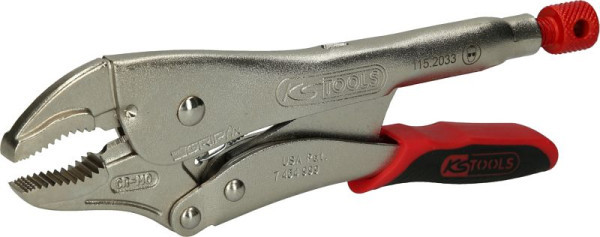 KS Tools griptang met easy release, 55mm, lengte 225mm, 115.2033