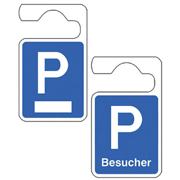 Stein HGS HGS parkeervergunningsplaatje met symbool P, wit veld voor zelfmarkering, 90.9667