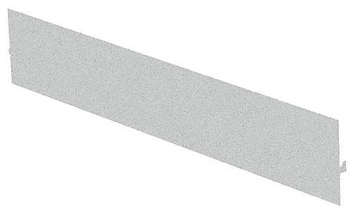 Bedrunka + Hirth zijplaat voor de zijafbakening, afmetingen in mm (DxH): 614 x 95, SRSB095