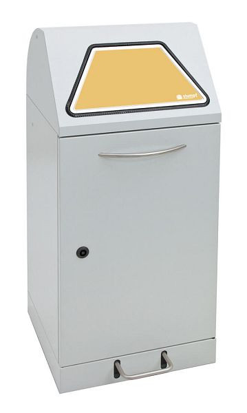 Stumpf afvalscheiding Modul-Vario 60, lichtgrijs, 60 liter, pedaalhendel, systeem: standaard, 625-060-1-2-735